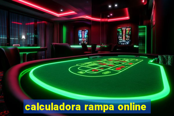 calculadora rampa online